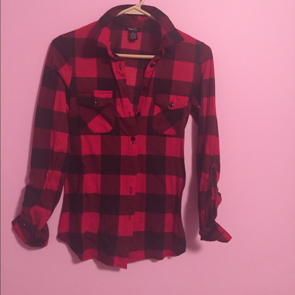 Button down flannel