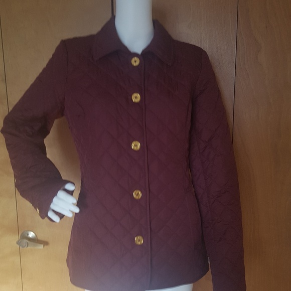 C. Wonder Jackets & Blazers - C Wonder Quilted Barn Jacket Currant Jam XS