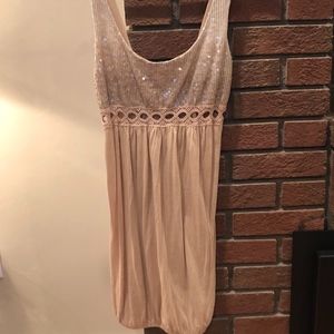 Beige dress from Charlotte Ruse