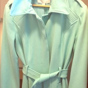 NWT NY&CO teal wool coat!