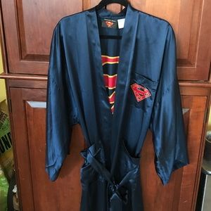 Superman Silk Bathrobe