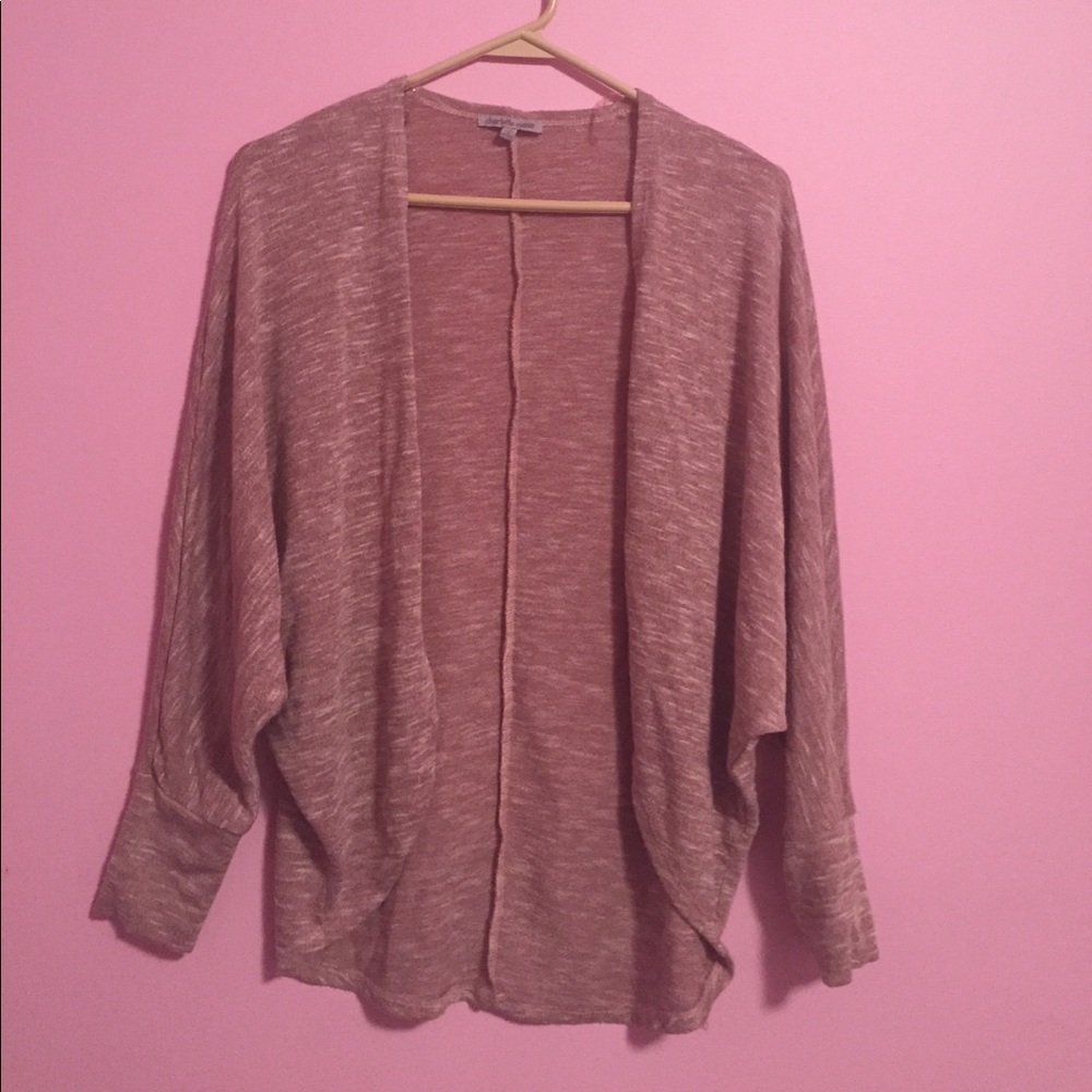Buttonless cardigan