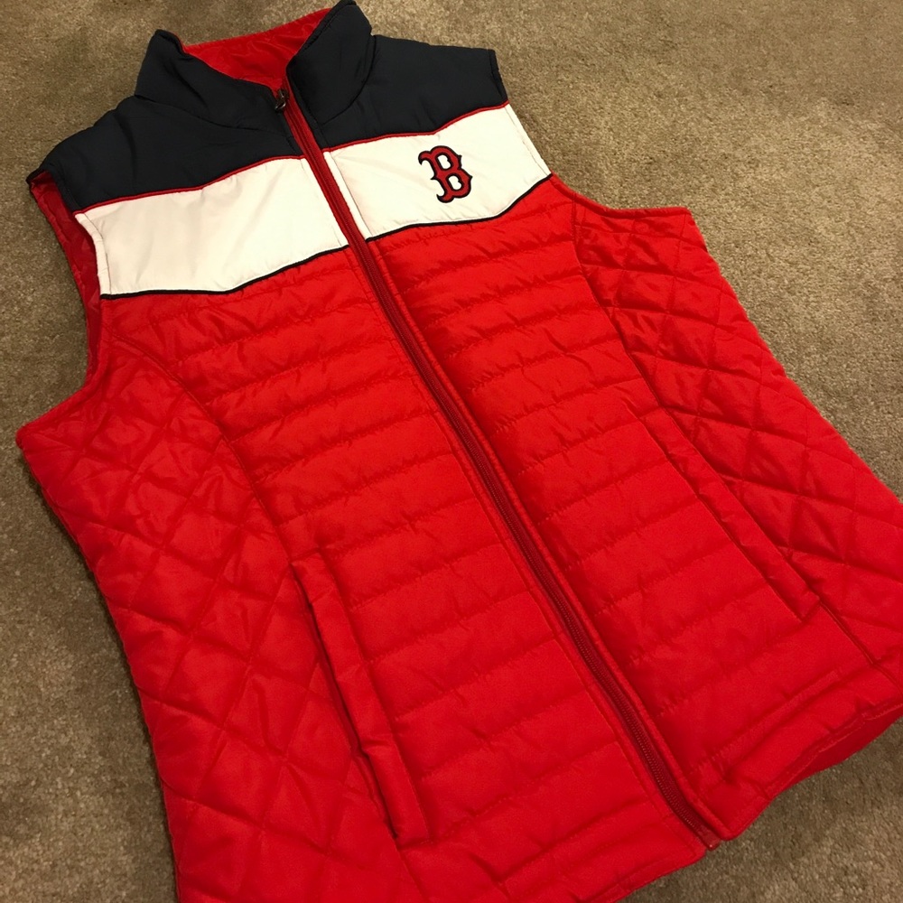 ⚾️ Boston Red Sox quilted vest NWOT