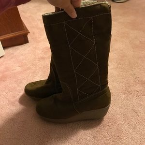 Suede Boots - EUC