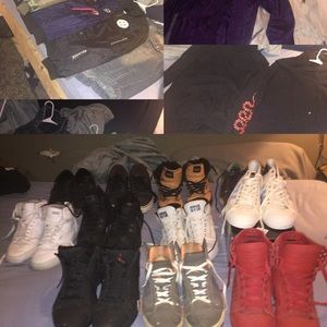 Huge men’s closet collection