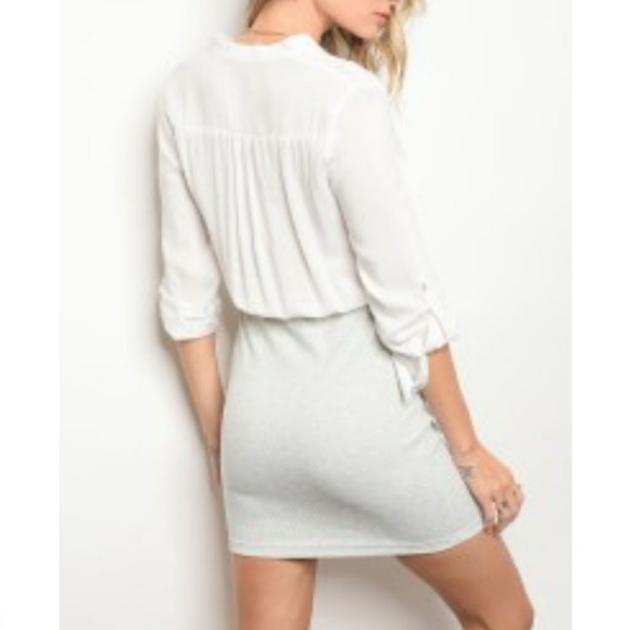 NWT Sexy Grey and white mini - Picture 2 of 3