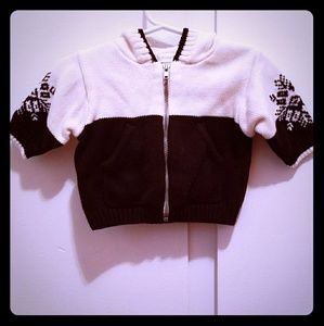 0-3 month Gymboree hooded sweater jacket