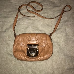 brown michael kors crossbody