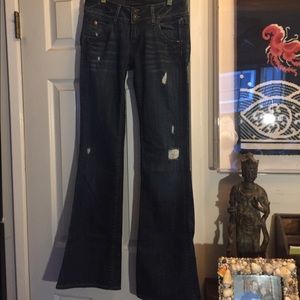 Hudson distresses jeans