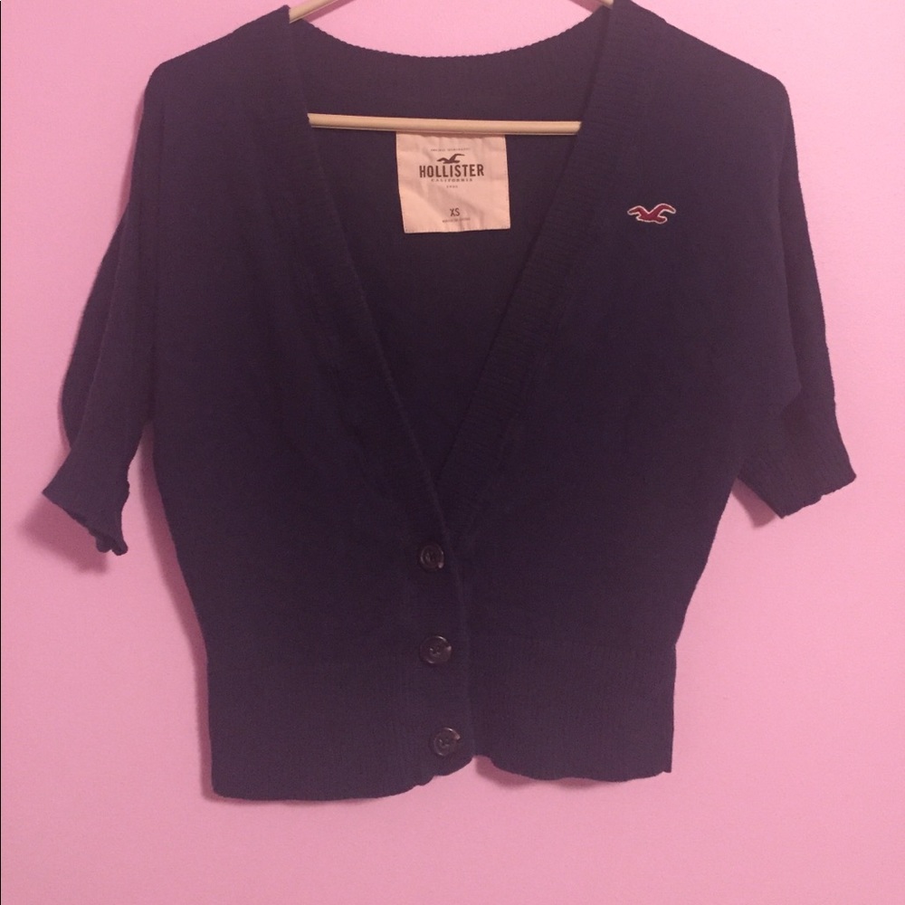Short sleeve cardigan