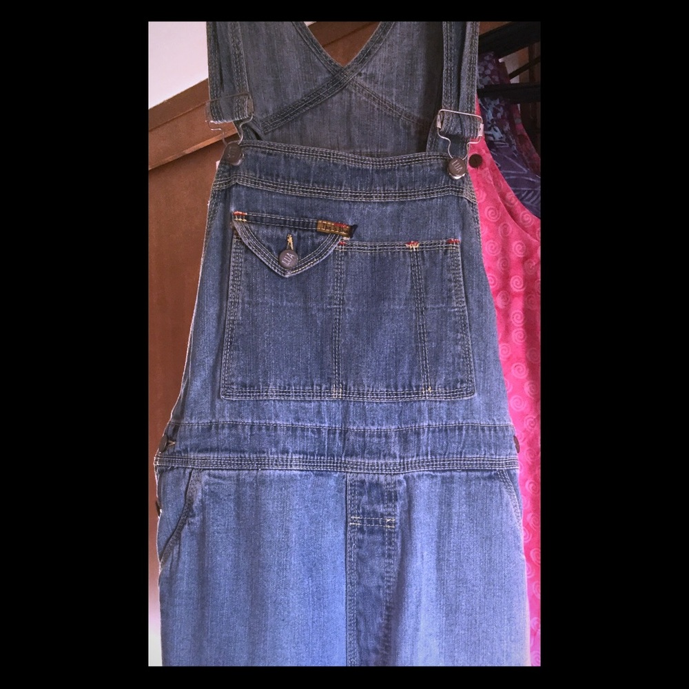 Overall shorts