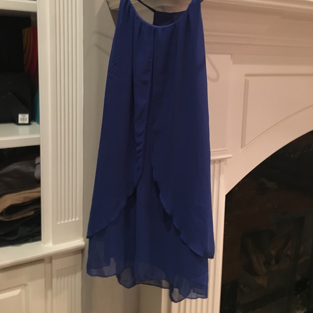 Double zero navy blue dress