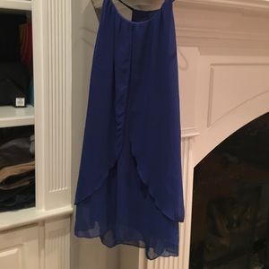 Double zero navy blue dress