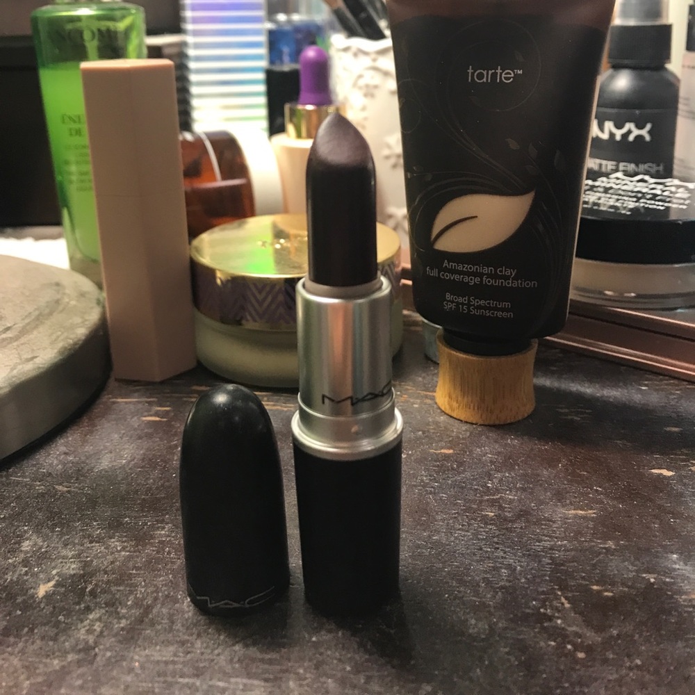 Mac Smoked Purple Lipstick