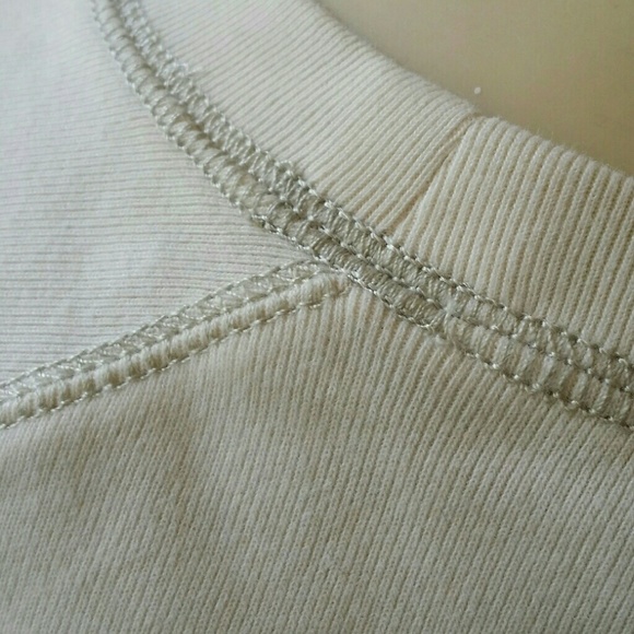 Eddie Bauer Cream Color Sweatshirt Size Small - Picture 4 of 5