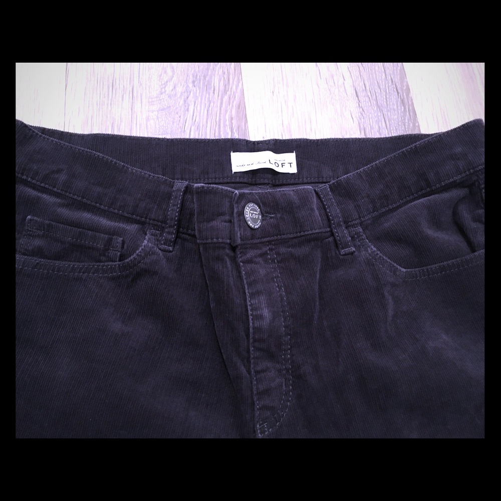 AT Loft Modern Skinny Corduroy Pants