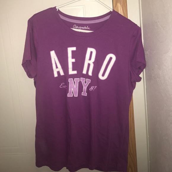 Aeropostale Aero Purple XL NY tee Shirt - Picture 1 of 2