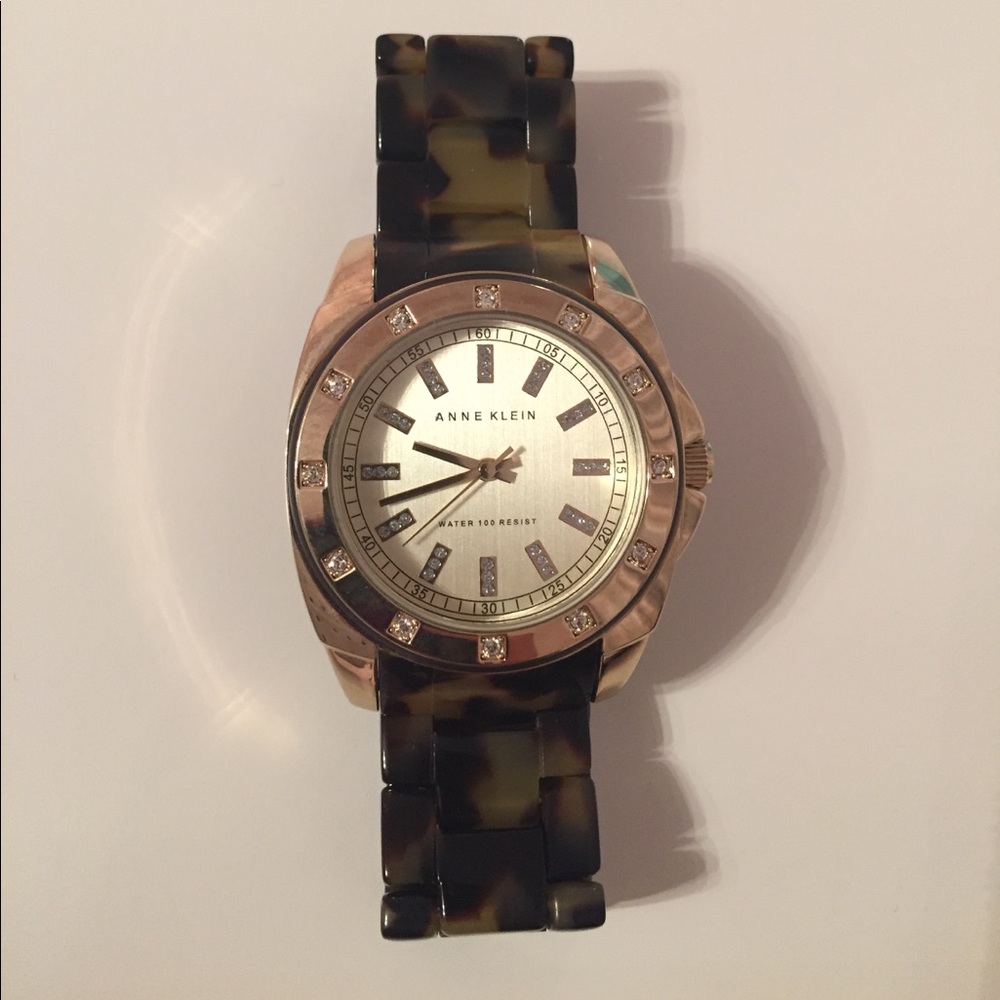 Anne Klein Leopard Print Watch