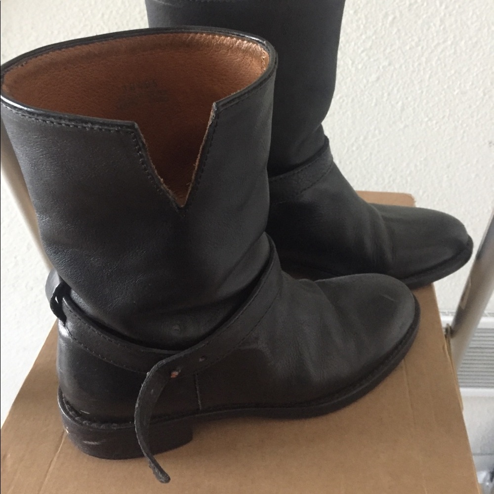 Madewell black boots Size 5