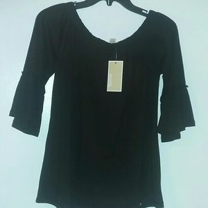Michael Kors black off the shoulder top size M.