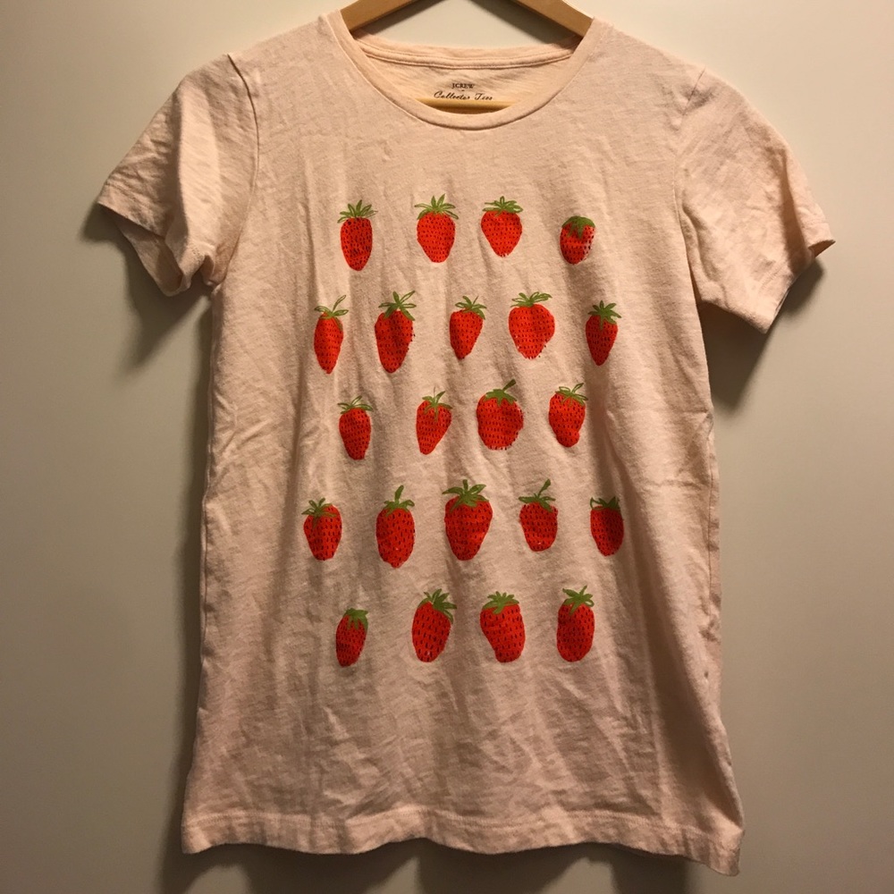 J. Crew Strawberries Collection Tee