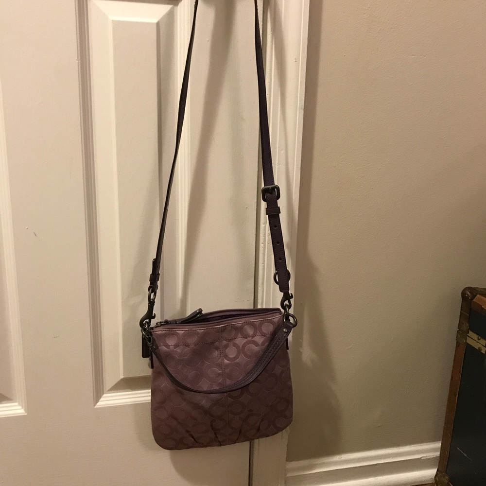 Authentic Coach cross body bag