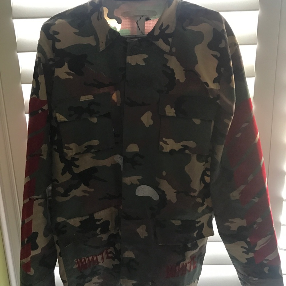 Offwhite camo jacket