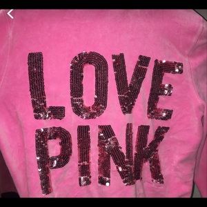 Love pink sweater