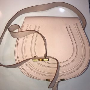 Chloe Marcie saddle bag medium calfskin neutral Chloe Marcie saddle bag medium calfskin neutral