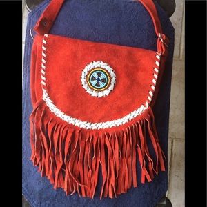 ❤️Native American Suede Fringe Purse ❤️Native American Suede Fringe Purse