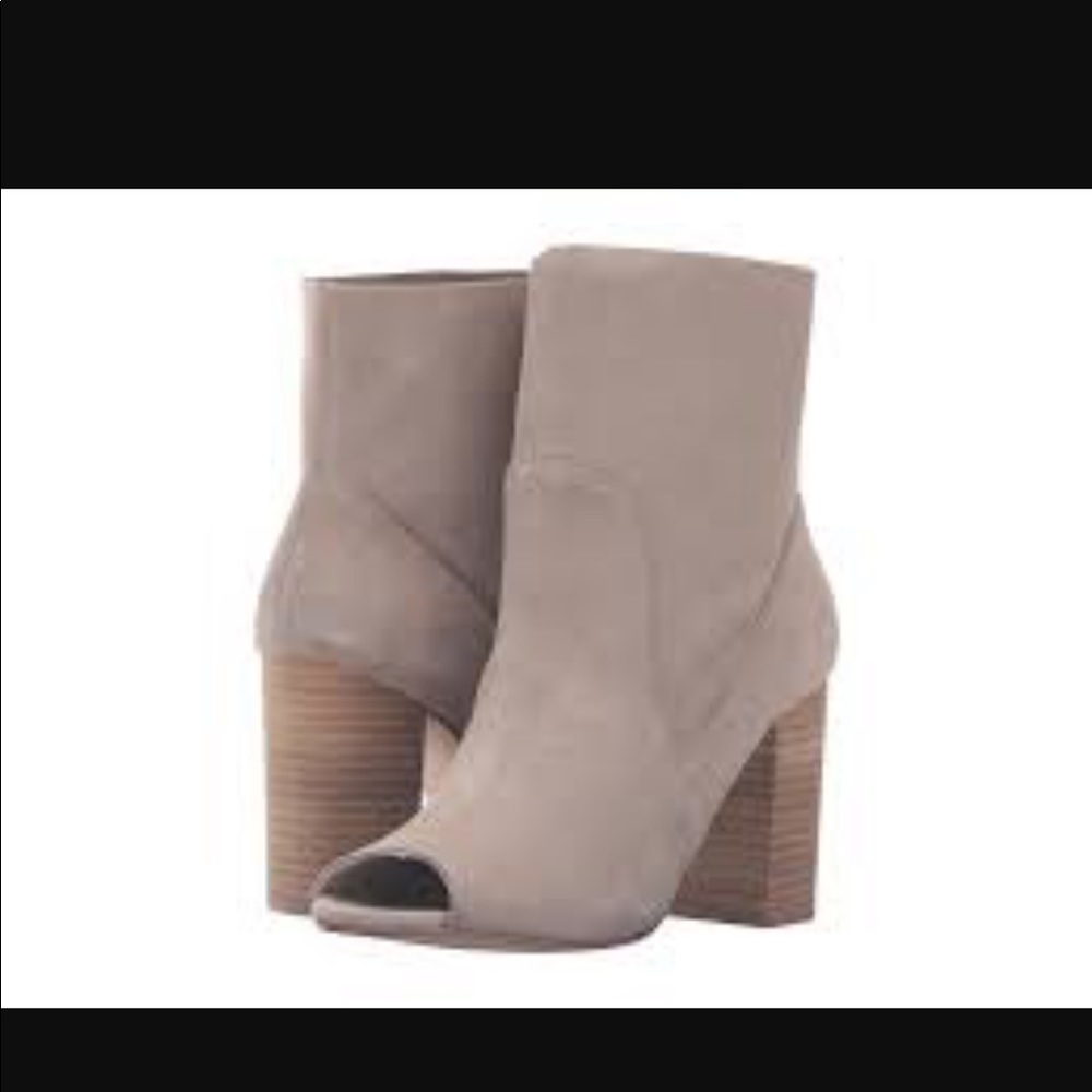 Last 2!! 8.5 10 Tom girl peep toe bootie - Picture 3 of 8