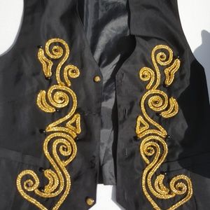 Embroidered vests