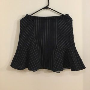 NWT Banana Republic Strip Skirt - Size 0
