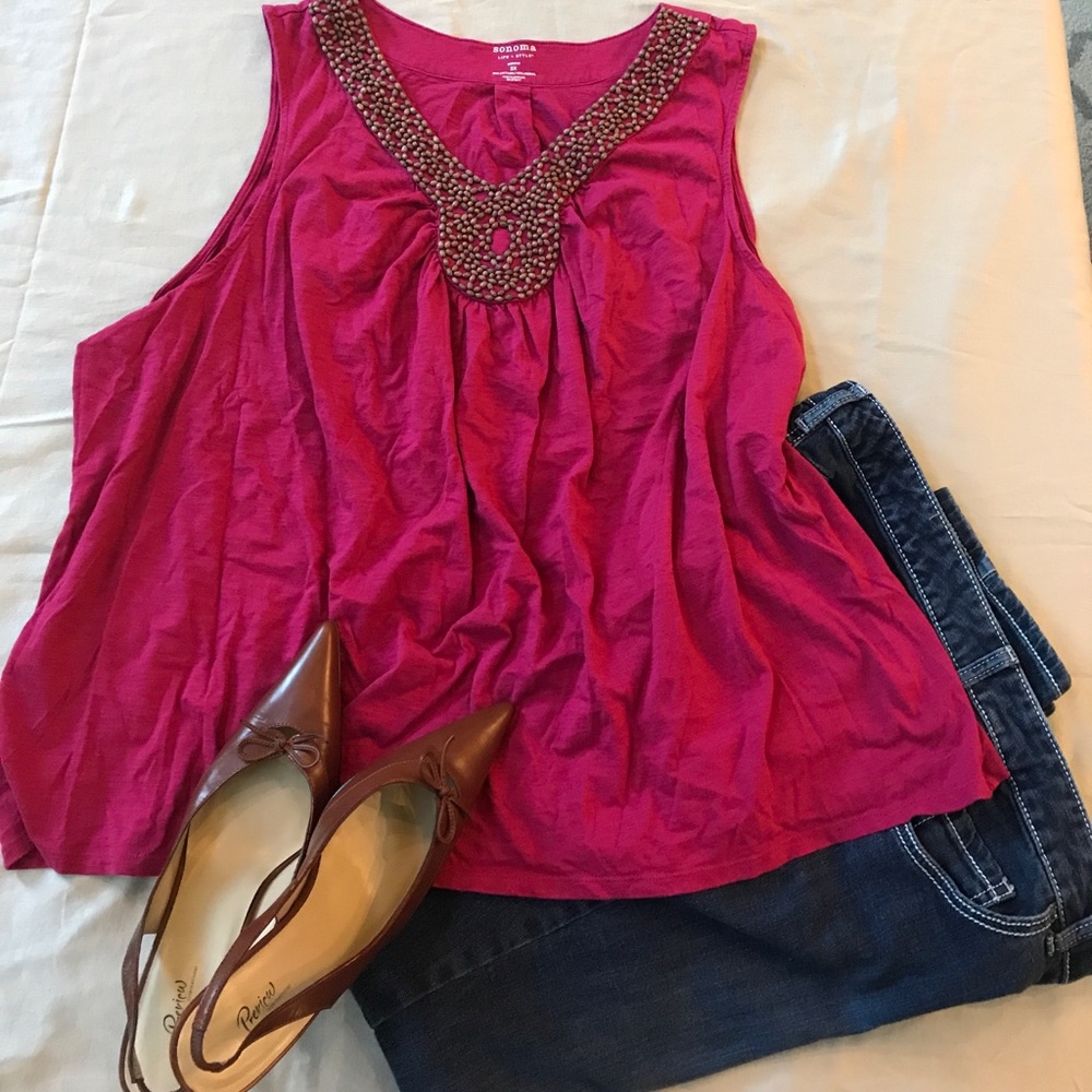 Sonoma sleeveless top.