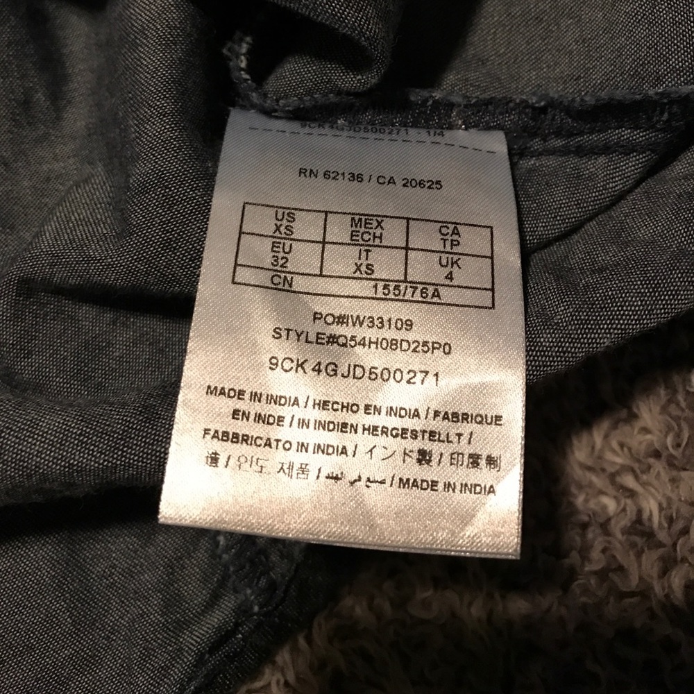 Guess floral denim shirt XS - Picture 4 of 5
