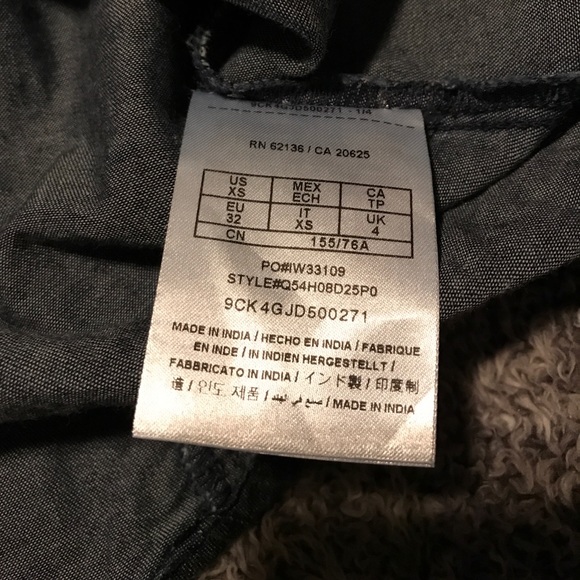 Guess floral denim shirt XS - Picture 4 of 5