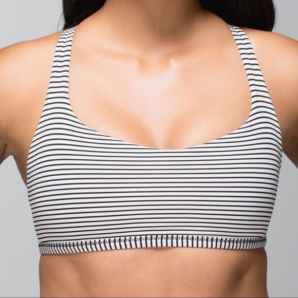 lululemon athletica Other - Lululemon Free To Be Wild Bra sz4 NWT hyper stripe