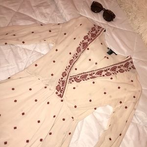 Forever 21 Long Sleeve Romeper