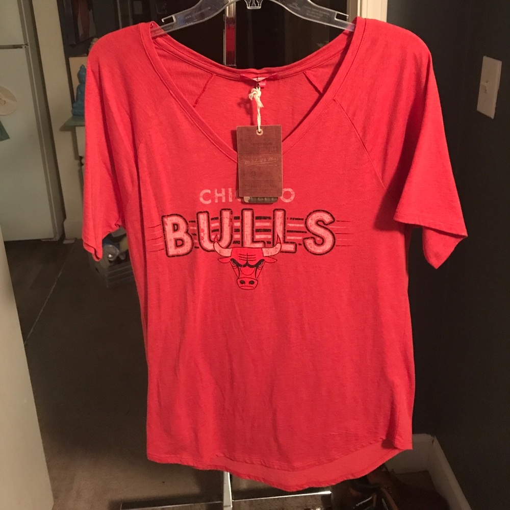 Mitchell &Ness Chicago Bulls Ladies M Vn class Tee