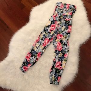 Girls floral romper