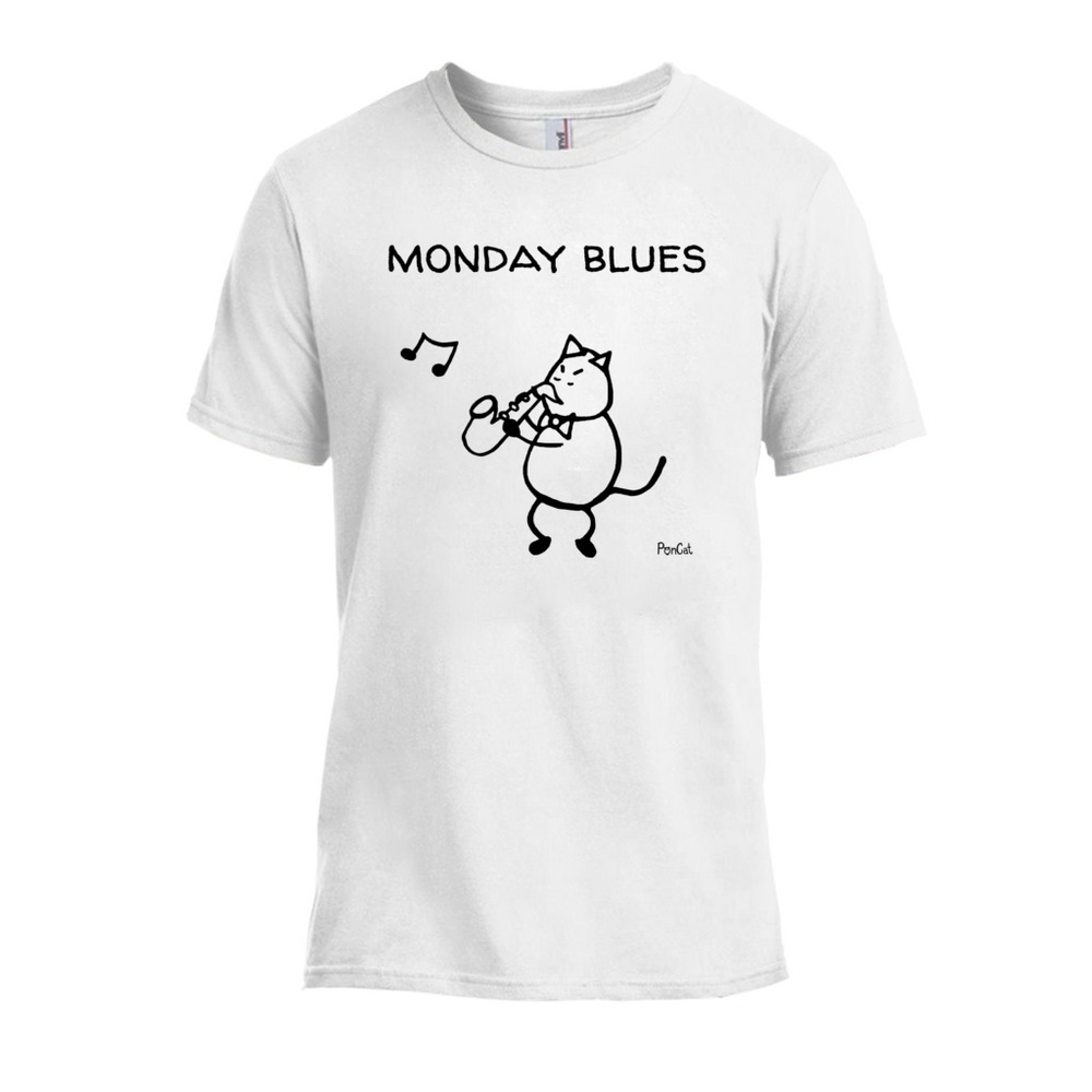 Coming Soon: "Monday Blues" PonCat Unisex Tee