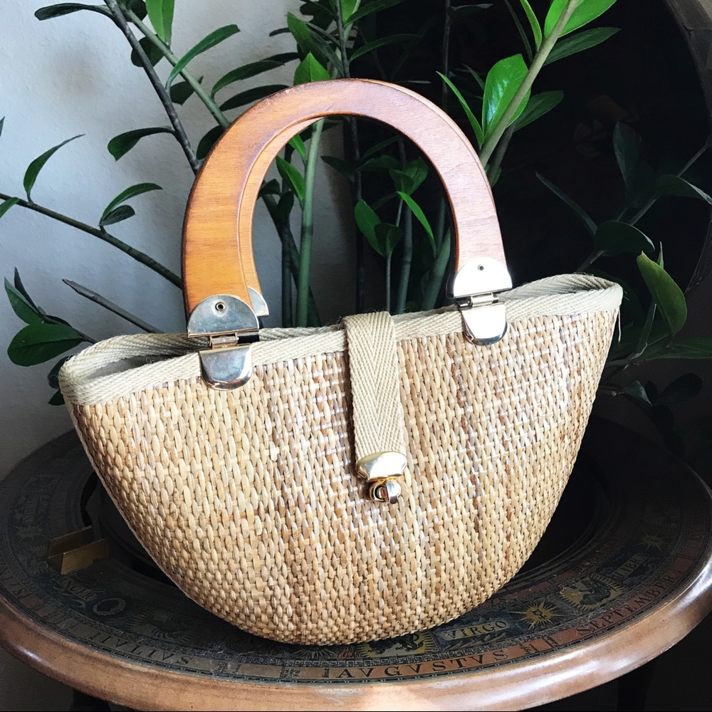 '70s Woven Purse 🌻 - Picture 2 of 8