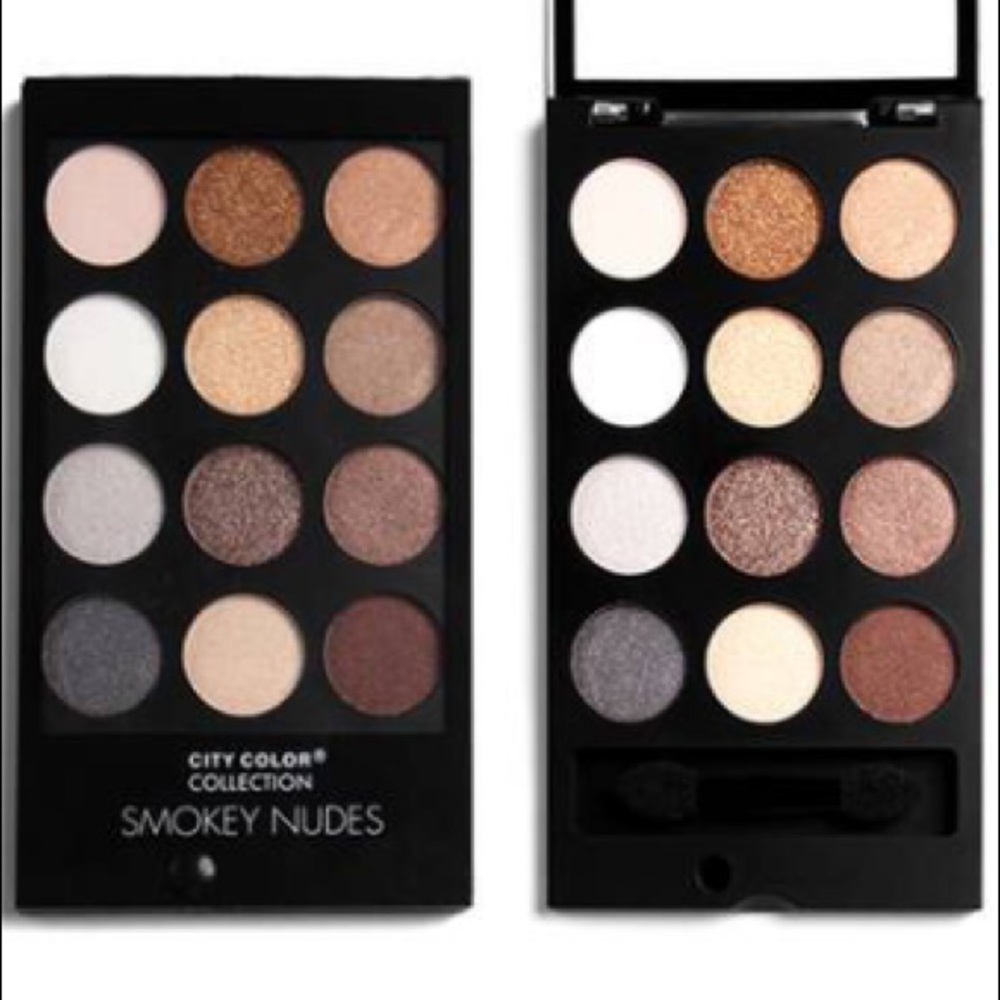 City Color Smokey Nudes Palette