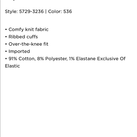 New Aerie Cable Knit Over the Knee Socks - Picture 2 of 2