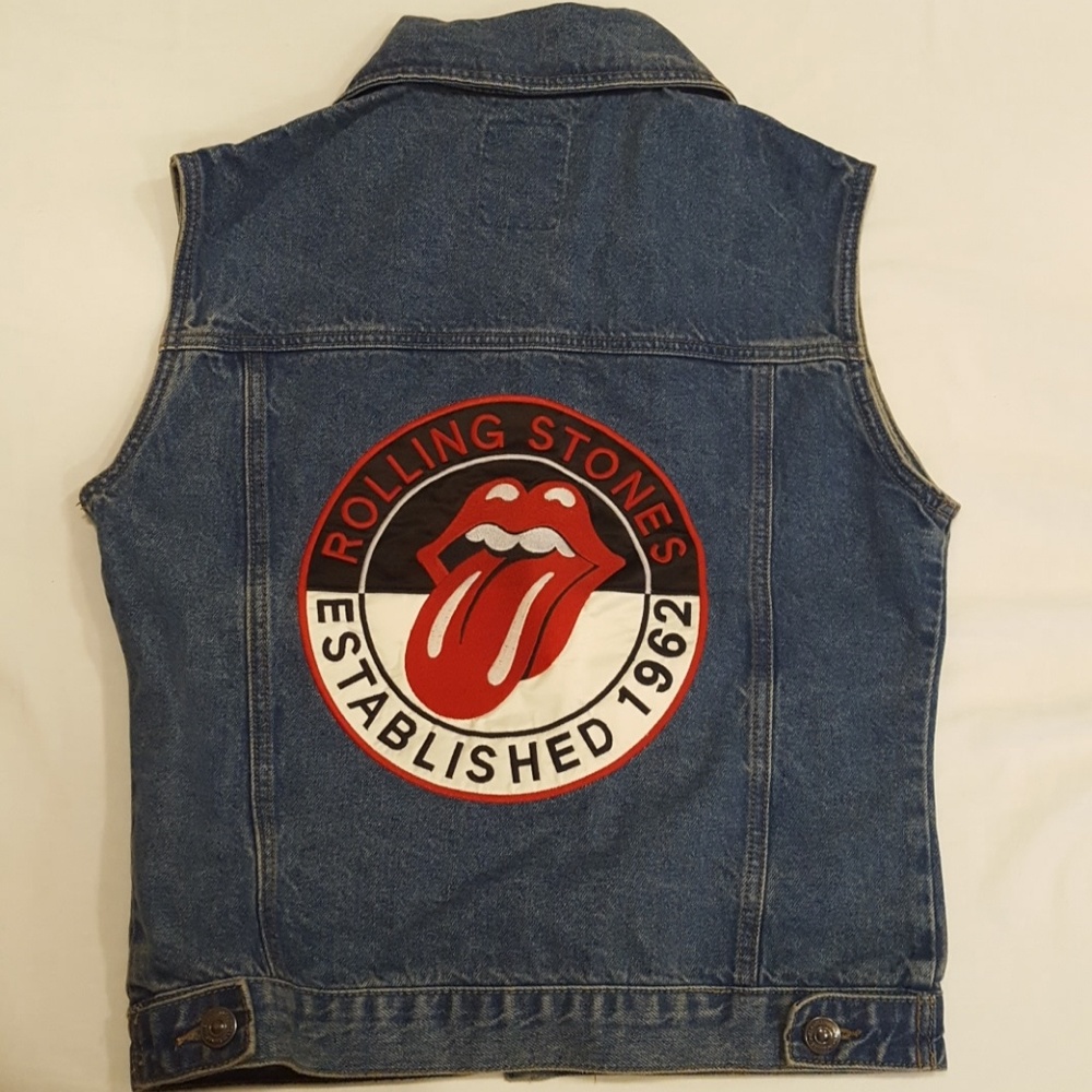 Rolling Stones Denim Vest