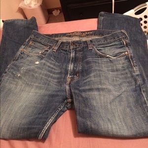 AE slim straight jeans