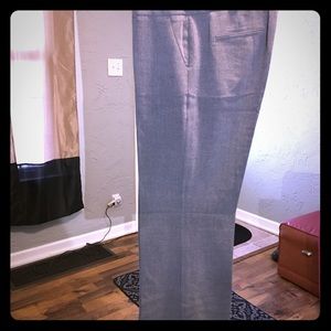 Gray dress trousers