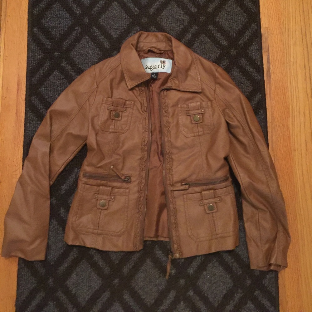 Girls darling pleather jacket