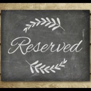 Reserved for Sara P. Only!