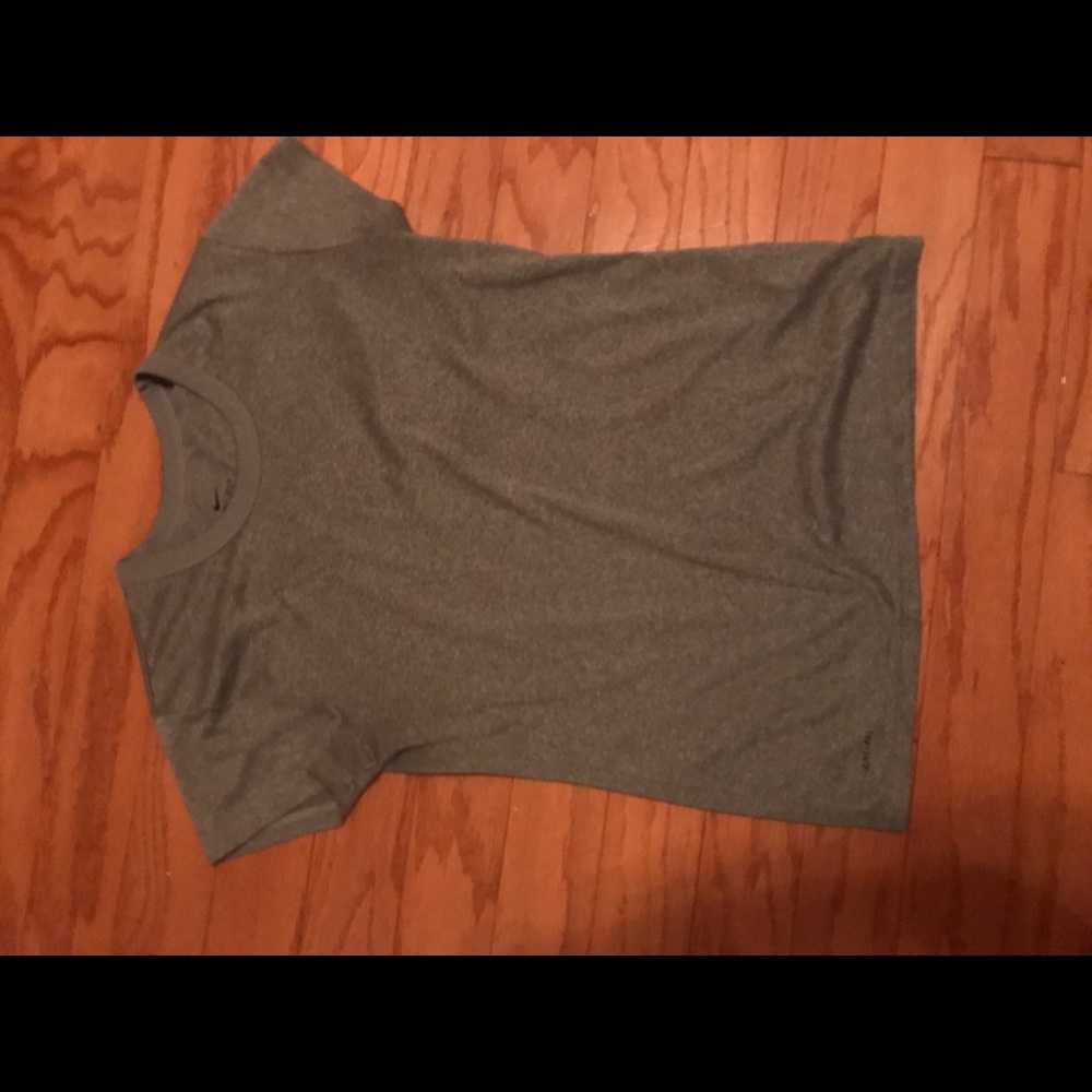 NIKE GRAY WOMEN DRI FIT TEE